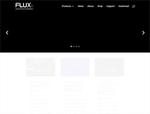 Tablet Screenshot of fluxhome.com